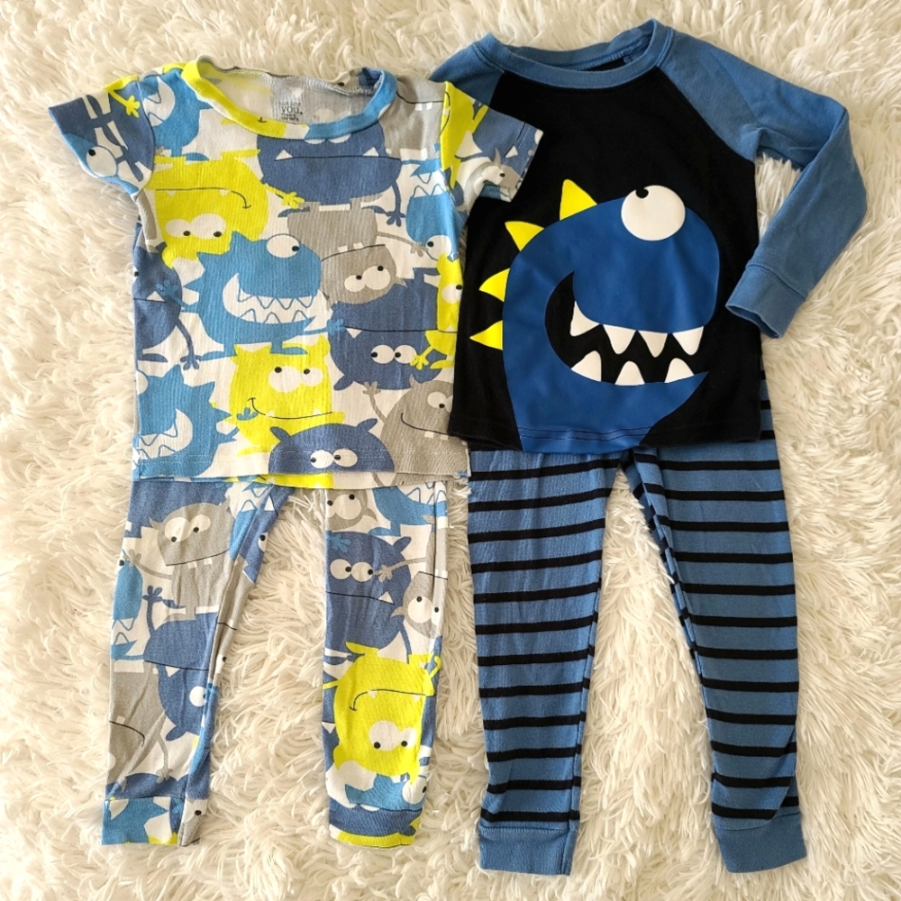 Toddler monster pajamas